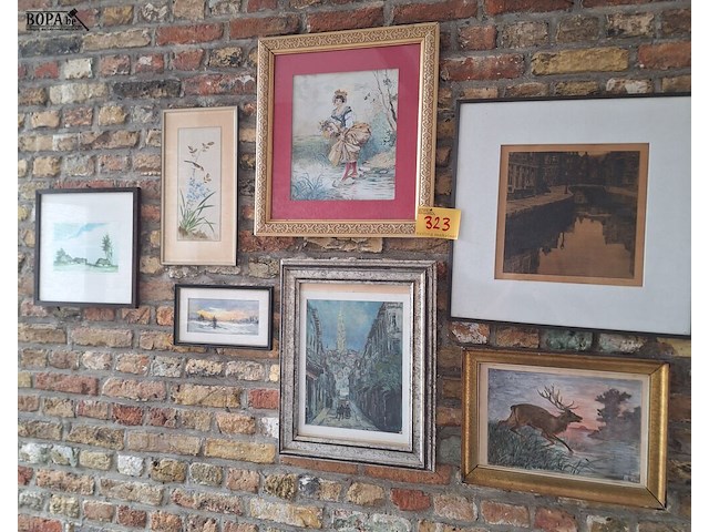 Lot 323 - kaders. 13 stuks - afbeelding 1 van  2