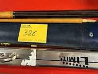 Lot 326 - lot biljartkeus - 3 stuks - afbeelding 5 van  8