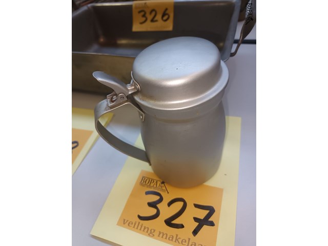 Lot 327 - aluminium melkkan us army - afbeelding 2 van  3