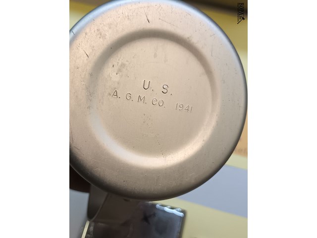 Lot 327 - aluminium melkkan us army - afbeelding 3 van  3