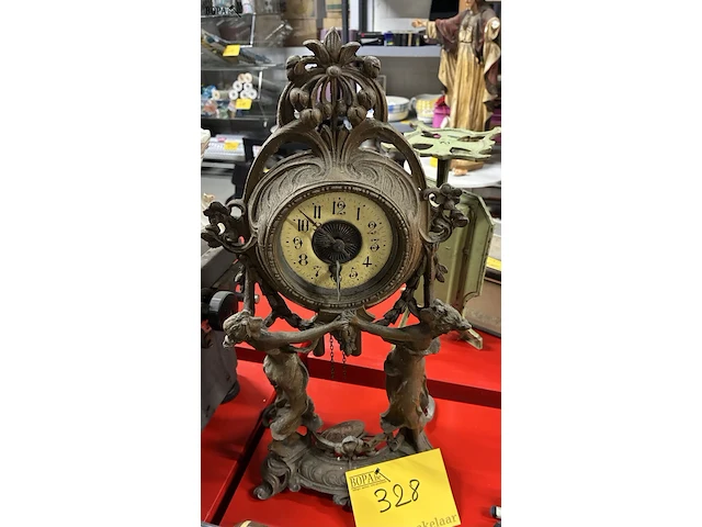 Lot 328 - retro tafelklok - afbeelding 1 van  3