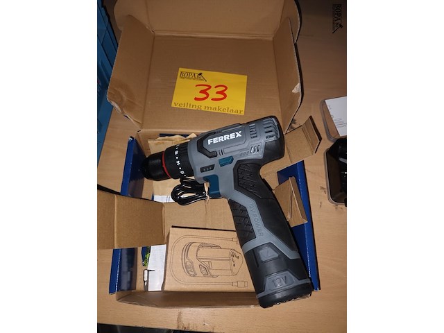 Lot 33 - accu slagboormachine ferrex - afbeelding 1 van  4