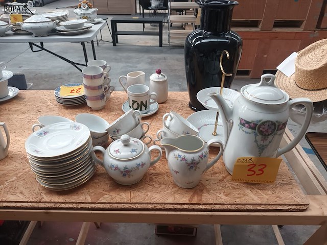 Lot 33 - bavaria koffieservies. 27 stuks - afbeelding 1 van  5