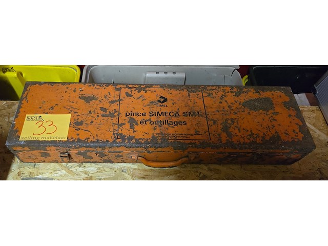 Lot 33 - kabelklemtang simeca in koffer - afbeelding 1 van  3