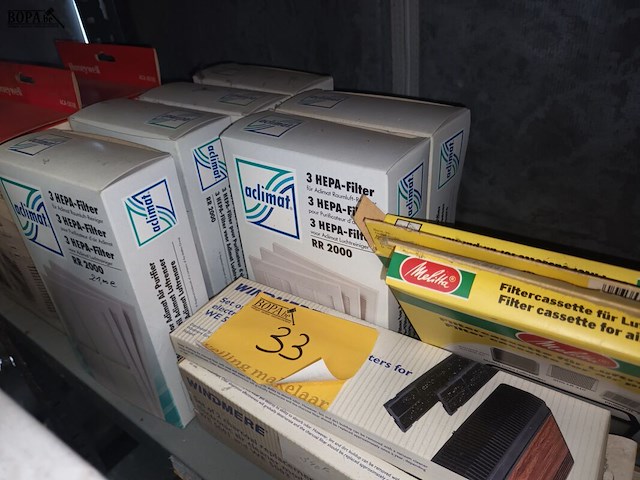 Lot 33 - lot diverse filters. 19 stuks - afbeelding 1 van  6