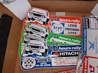 Lot 33 - rally ieper stickers, jaren ‘70. 21 stuks - afbeelding 3 van  5