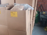 Lot 33 - rookhout snippers beuk 1 kg. 19 stuks