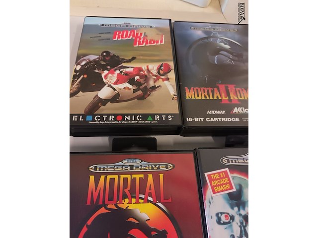 Lot 33 - sega games. 6 stuks - afbeelding 2 van  3