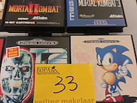Lot 33 - sega games. 6 stuks - afbeelding 3 van  3