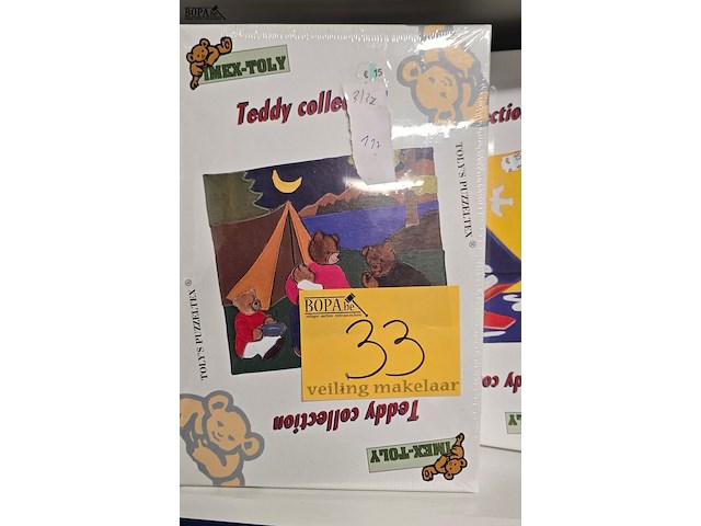 Lot 33 - teddy collection puzzels nieuw 7 dozen - afbeelding 2 van  5