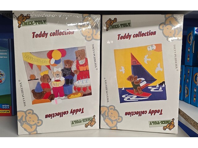 Lot 33 - teddy collection puzzels nieuw 7 dozen - afbeelding 4 van  5