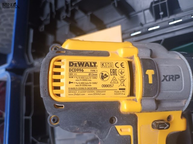 Lot 331 - accu klopboormachine dewalt - afbeelding 4 van  4