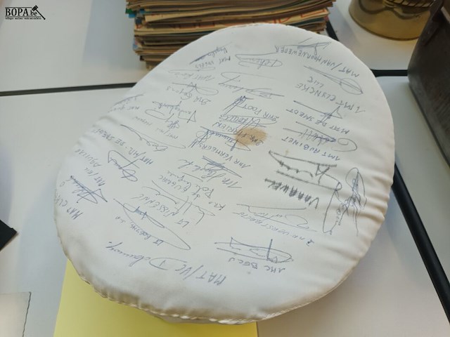 Lot 331 - items belgische marine. 8 stuks - afbeelding 4 van  8