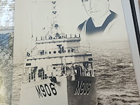 Lot 331 - items belgische marine. 8 stuks - afbeelding 5 van  8