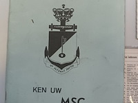 Lot 331 - items belgische marine. 8 stuks - afbeelding 7 van  8