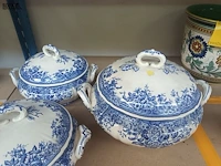 Lot 332 - dekselpotten villeroy & boch. 3 stuks - afbeelding 3 van  5