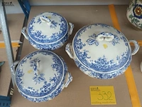 Lot 332 - dekselpotten villeroy & boch. 3 stuks - afbeelding 5 van  5