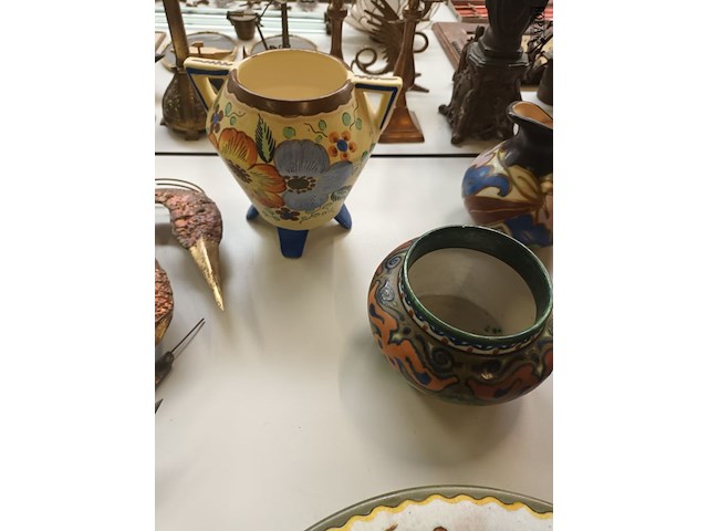 Lot 332 - gauda porselein. 10 stuks - afbeelding 5 van  5