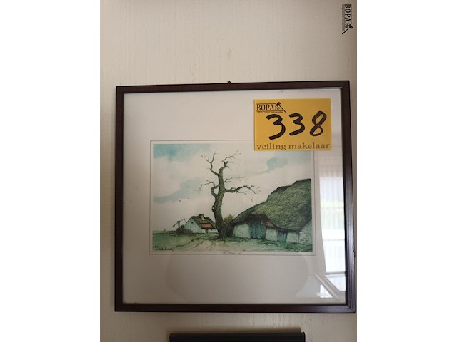 Lot 338 - kader het strooien dak - afbeelding 1 van  4