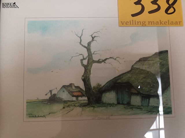 Lot 338 - kader het strooien dak - afbeelding 2 van  4