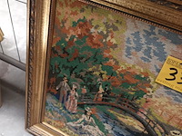Lot 338 - kader park met brugje - afbeelding 2 van  3