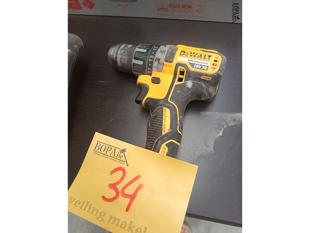 Lot 34 - accu schroefmachine dewalt - afbeelding 1 van  4