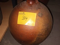 Lot 34 - antieke steengoed kruik