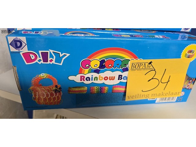 Lot 34 - colorfull rainbow bands nieuw 11 dozen - afbeelding 3 van  3