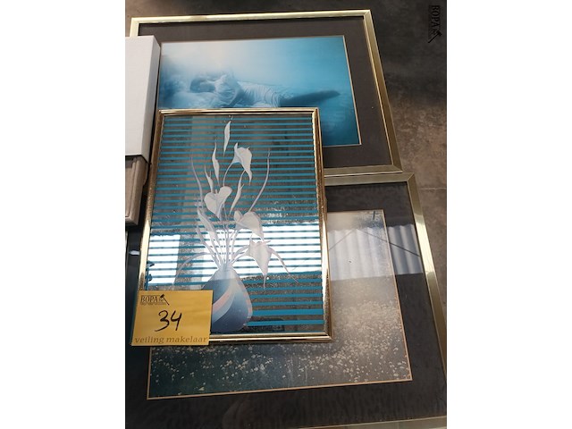 Lot 34 - diverse kaders. 16 stuks - afbeelding 2 van  4