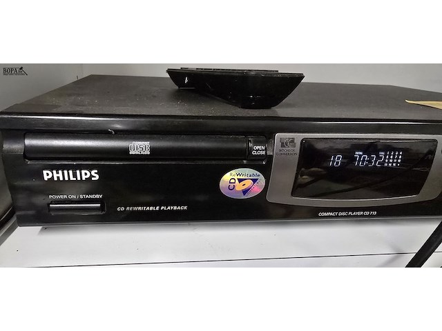 Lot 34 - dvd speler philips met afstandsbediening - afbeelding 2 van  4