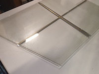 Lot 34 - glas in lood. 4 stuks - afbeelding 3 van  3