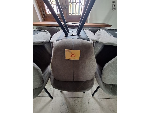 Lot 34 - horeca stoelen. 9 stuks - afbeelding 5 van  5