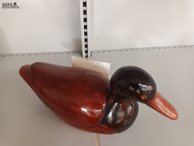 Lot 34 - houten decoratieve eend - afbeelding 3 van  3