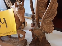 Lot 34 - houten dieren deco.5 stuks - afbeelding 3 van  5