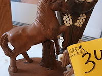 Lot 34 - houten dieren deco.5 stuks - afbeelding 4 van  5