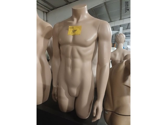 Lot 34 - huidskleur half body man - afbeelding 1 van  3
