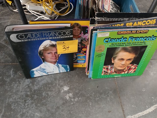 Lot 34 - lp’s claude françois - afbeelding 1 van  6