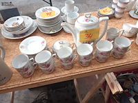 Lot 34 - vintage koffieservies. 27 stuks - afbeelding 2 van  4