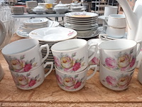 Lot 34 - vintage koffieservies. 27 stuks - afbeelding 3 van  4