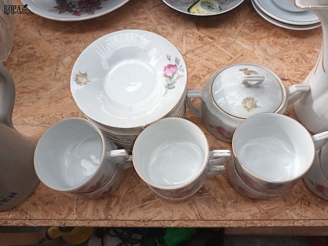 Lot 34 - vintage koffieservies. 27 stuks - afbeelding 4 van  4