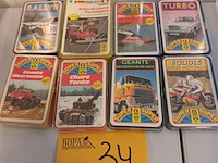 Lot 34 - vintage kwartetspellen. 8 stuks - afbeelding 1 van  5