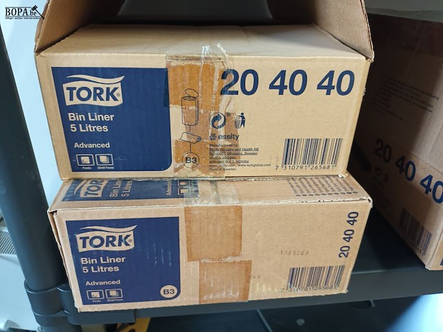 Lot 34 - vuilniszakken van 5 liter. 3 dozen - afbeelding 3 van  4