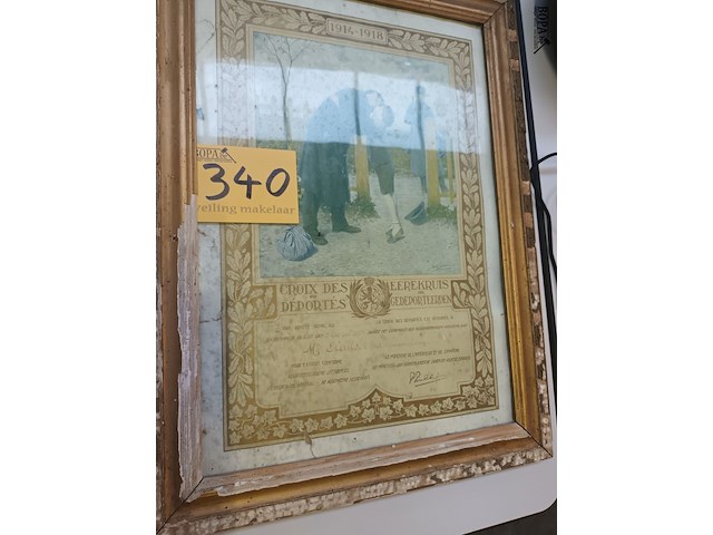 Lot 340 - militaire documenten - afbeelding 2 van  7