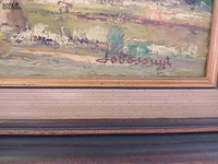 Lot 340 - schilderij landschap - afbeelding 3 van  3