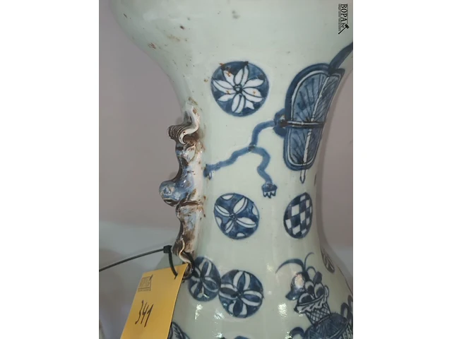 Lot 341 - chinese vaas - afbeelding 5 van  5