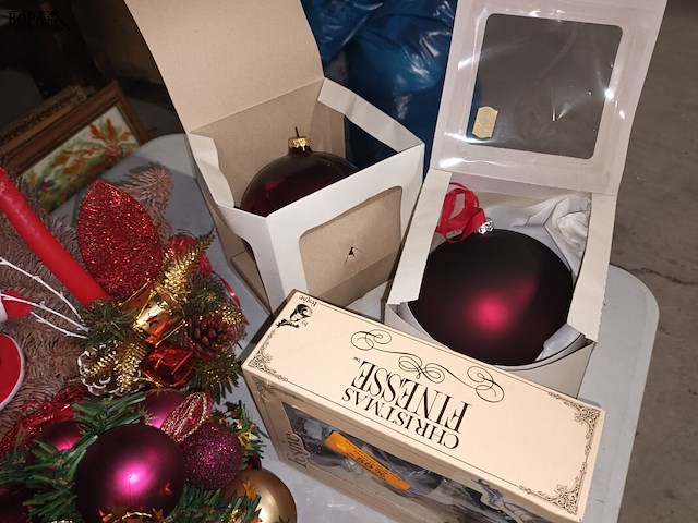 Lot 341 - kerstdecoratie. 12 stuks - afbeelding 4 van  5