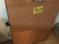 Lot 341 - schilderskoffer met inhoud - afbeelding 2 van  5
