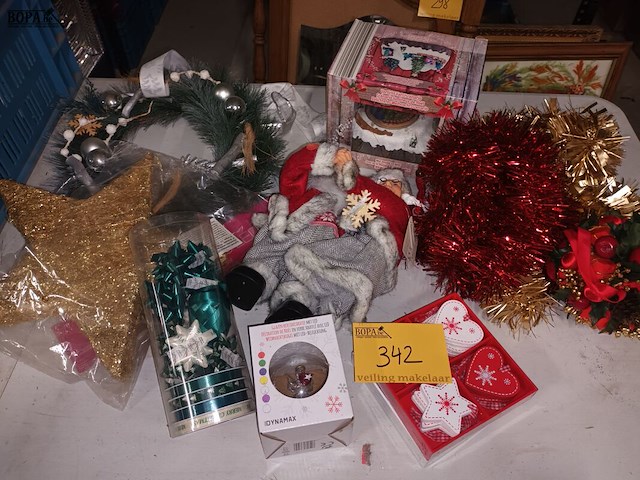 Lot 342 - kerstdecoratie. 15 stuks - afbeelding 1 van  6