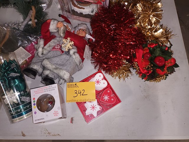 Lot 342 - kerstdecoratie. 15 stuks - afbeelding 3 van  6