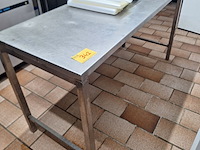Lot 342 - rvs werktafel - afbeelding 1 van  1